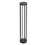 In Vitro Bollard Light - Black / Transparent