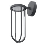 In Vitro Outdoor Wall Sconce - Anthracite / Transparent