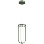 In Vitro Outdoor Pendant - Pale Green / Transparent