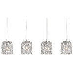 Hollywood Multi Light Linear Pendant - Nickel