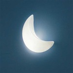 Moon Wall Light - Gray / White