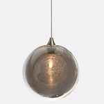 Kadur Drizzle Pendant - Brushed Nickel / Grey / Clear Drizzle