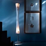 Clessidra Floor Lamp - Chrome / White / Black