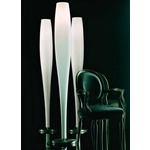 Stand Up Floor Lamp - Satin Nickel / White