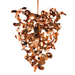 Kelp Conical Chandelier - Copper