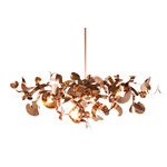 Kelp Oval Chandelier - Copper