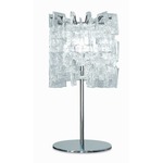 Charlie Large Table Lamp - Polished Chrome / Transparent Crystal