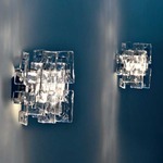 Charlie Wall Light - Polished Chrome / Transparent Crystal