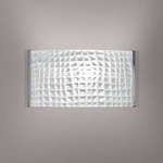 Crocodile Wall Light - Polished Chrome / Satin Crystal