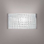 Crocodile Wall Sconce - Polished Chrome / Satin Crystal