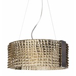 Crocodile Suspension - Polished Chrome / Light Tobacco