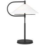 Gesture Table Lamp - Midnight Black / Milk White