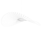 Vertigo Nova Pendant - White / White Glass