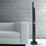 Liberty FL3 Floor Lamp - Polished Black