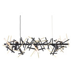 Linea Linear Pendant - Matte Black