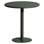 Week-End Round Bistro Table - Glass Green