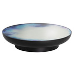 Francis Table - Black / Black and Blue Watercolor