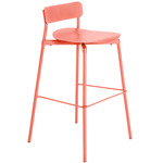 Fromme Metal Bar / Counter Stool - Coral