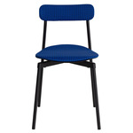 Fromme Soft Upholstered Chair - Black / Blue/ Black