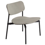 Fromme Soft Upholstered Lounge Chair - Black / Off White/ Black