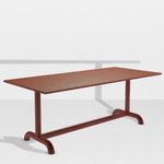 Unify Rectangular Dining Table - Brown Red