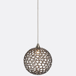 Mod Pendant - Brushed Nickel / Grey