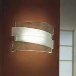 Radius Wall Light - Polished Chrome / Satin Crystal / Clear