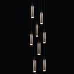 P8A Multi-Light Pendant - Anodized Black / Satin