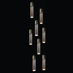 P8A Multi-Light Pendant - Anodized Champagne / Satin