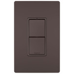 2-Module with Single Pole / 3-Way Switches - Dark Bronze