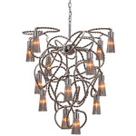 Sultans of Swing Conical Chandelier - Nickel