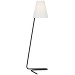 Jaxon Floor Lamp - Aged Iron / White Linen