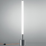 Tubino Table Lamp - Polished Chrome / White