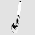 Tubino WS15 Wall Sconce - Polished Chrome / White