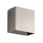 Boxi Wall Sconce - Brushed Nickel / White