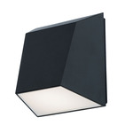Atlantis Outdoor Wall Light - Black / Frosted