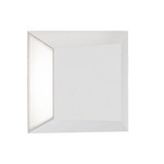 Atlantis Outdoor Wall Light - White / Frosted