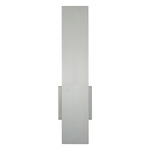Stag Outdoor Wall Sconce - Brushed Aluminum / Frosted
