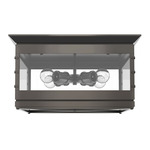 Douglas Ceiling Light Fixture - Bronze / Clear