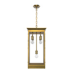 Douglas Pendant - Brass / Clear