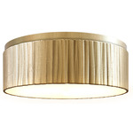 Kensington Ceiling Light Fixture - Brass / Frosted