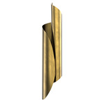 Parducci Vertical Wall Sconce - Vintage Brass