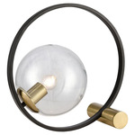 Ayla Table Lamp - Brass / Clear
