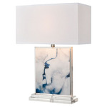 Belhaven Table Lamp - Blue / White