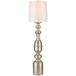 Cabello Floor Lamp - Silver / White