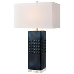 Easdale Table Lamp - Blue / White