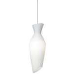 Malvasia Pendant - White / White