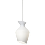 Malvasia Pendant - White / White