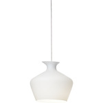 Malvasia Pendant - White / White