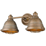 Bartlett Bathroom Vanity Light - Copper Patina